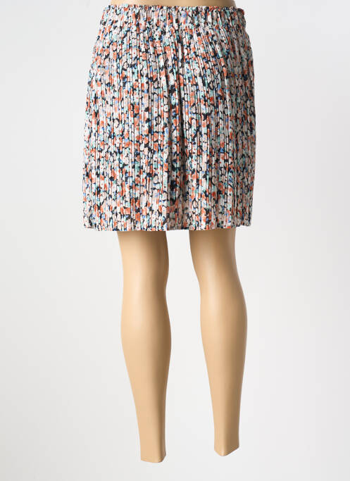 Jupe courte orange FLAMANT ROSE pour femme