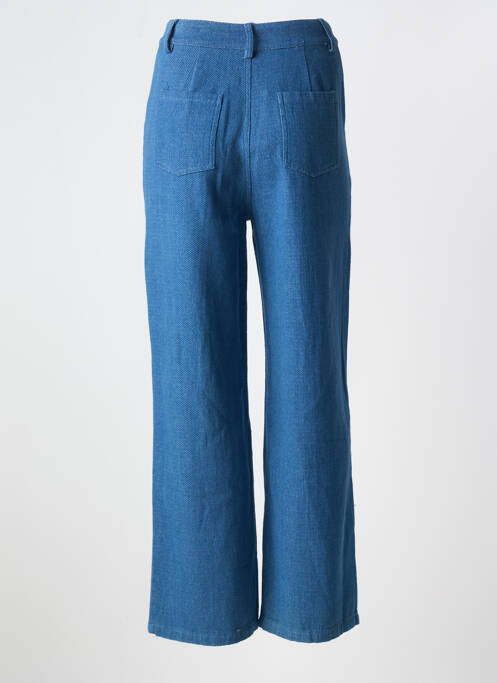 Pantalon droit bleu JUBYLEE pour femme