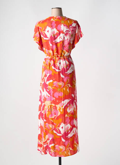 Robe longue orange C'EST BEAU LA VIE pour femme