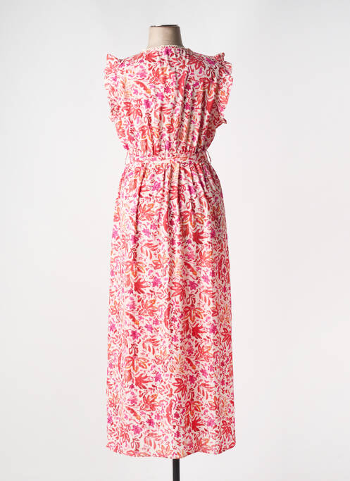 Robe longue rose BY ONE pour femme