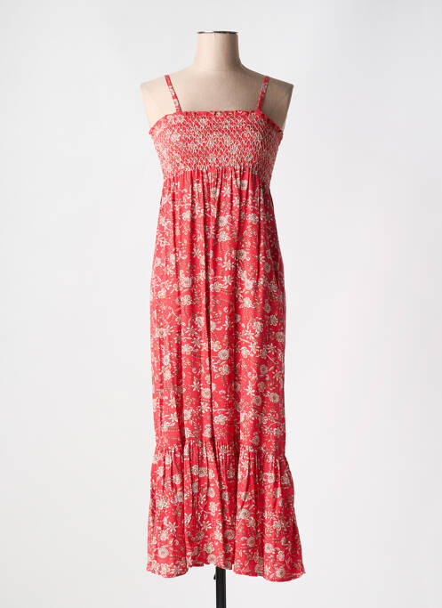 Robe longue rouge C'EST BEAU LA VIE pour femme