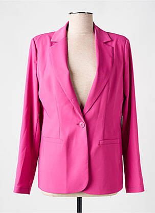 Blazer coupe cintrée rose PLEASE femme