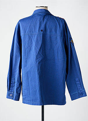 Veste casual col tailleur bleu FREEMAN T.PORTER femme