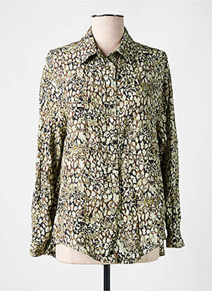 Chemisier coupe cintrée manches longues beige PLEASE femme