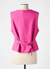 Gilet sans manche rose PLEASE pour femme seconde vue