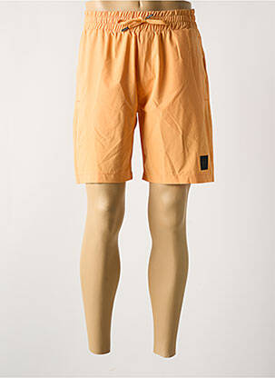 Bermuda taille élastique orange HELVETICA homme