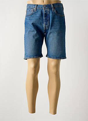 Bermuda coupe droite bleu LEVIS homme
