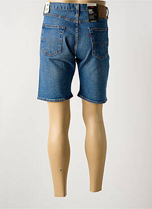 Bermuda coupe droite bleu LEVI'S homme