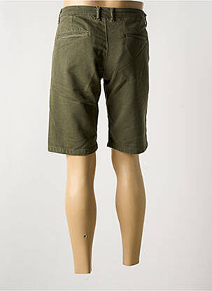 Bermuda coupe droite vert LE TEMPS DES CERISES homme