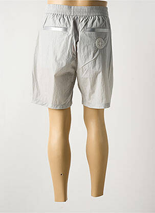 Bermuda taille élastique gris DOUBLEHOOD homme
