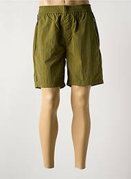Bermuda taille élastique vert DOUBLEHOOD homme