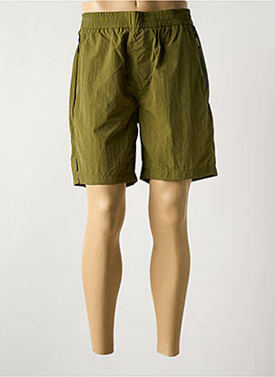 Bermuda taille élastique vert DOUBLEHOOD homme