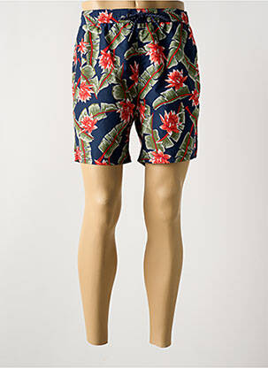Short de bain imprimé fantaisie bleu SUPERDRY homme