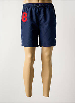 Short de bain fermeture liens à nouer bleu SUPERDRY homme