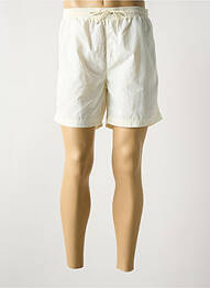 Short de bain fermeture liens à nouer blanc ECOALF homme