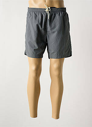 Short de bain fermeture liens à nouer gris ECOALF homme