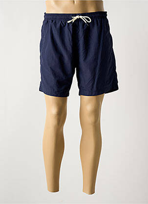 Short de bain fermeture liens à nouer bleu ECOALF homme