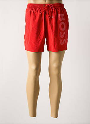 Short de bain fermeture liens à nouer rouge HUGO BOSS homme