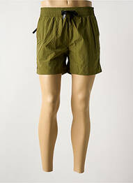 Short de bain fermeture liens à nouer vert DOUBLEHOOD homme