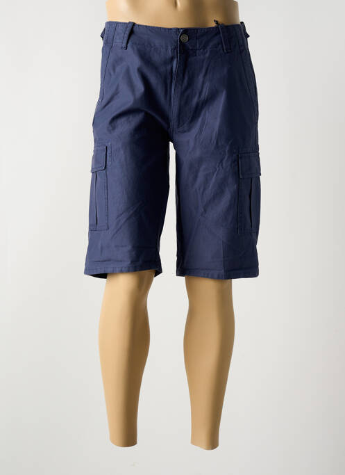 Bermuda coupe droite bleu FREEMAN T.PORTER homme