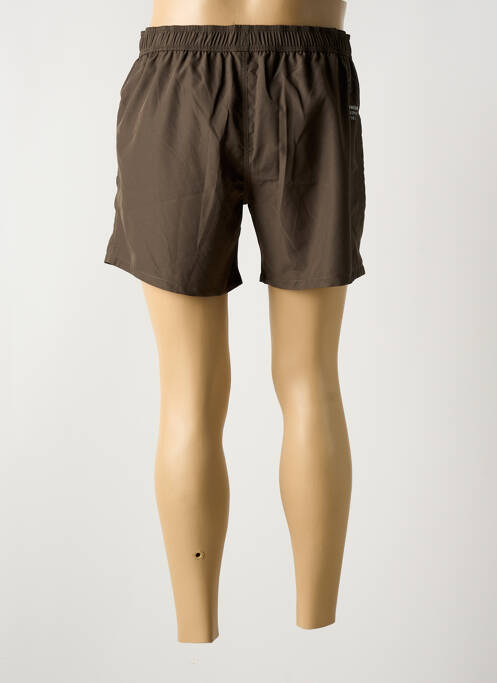 Short de bain fermeture liens à nouer marron REPLAY homme