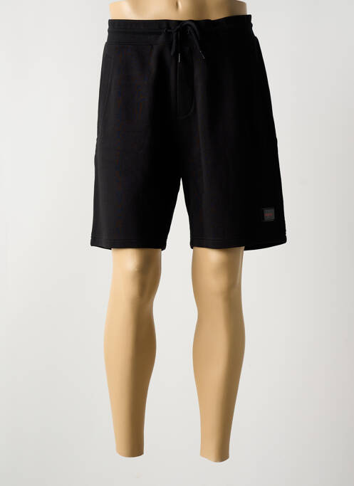 Bermuda noir HUGO BOSS pour homme