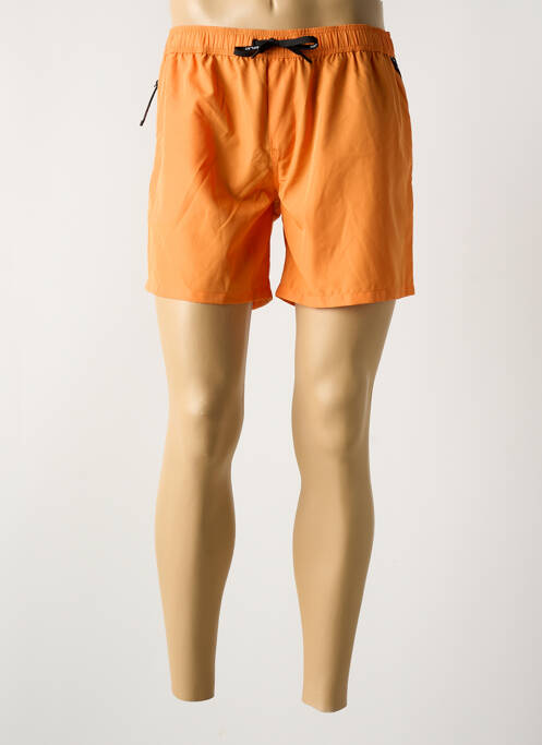 Short de bain orange REPLAY pour homme