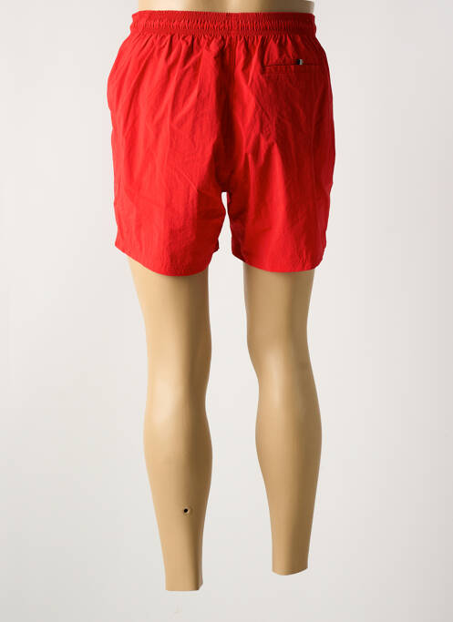 Short de bain rouge HUGO BOSS pour homme