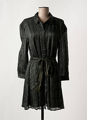 Robe courte manches longues manches longues vert FREEMAN T.PORTER femme