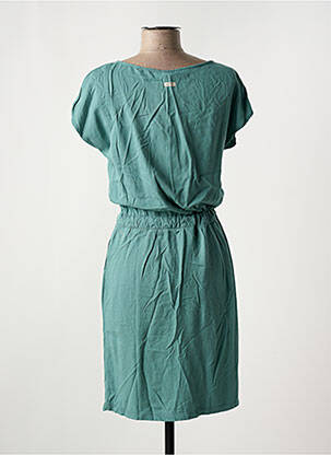 Robe mi-longue manches courtes manches courtes vert RAGWEAR femme