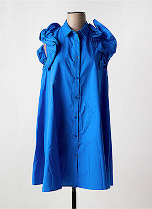 Robe courte manches courtes manches courtes bleu IMPERIAL femme