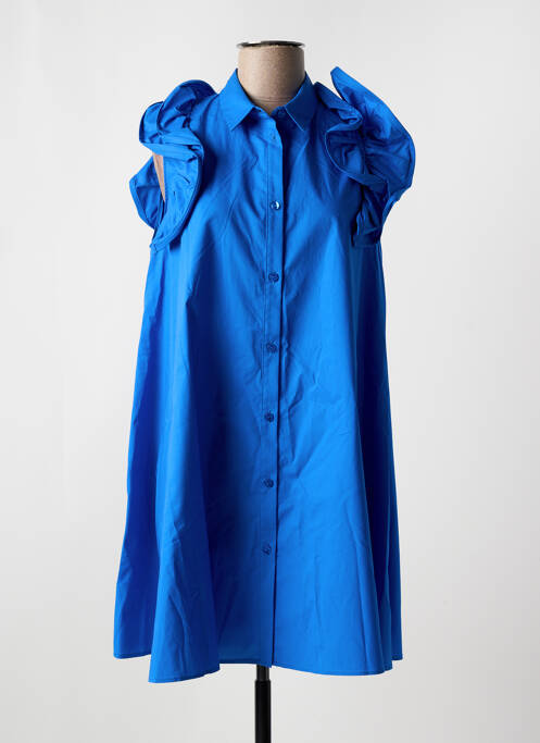 Robe courte manches courtes manches courtes bleu IMPERIAL femme
