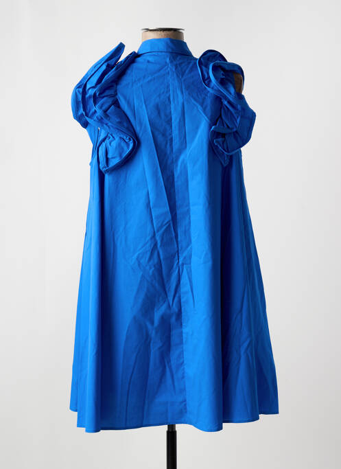 Robe courte manches courtes manches courtes bleu IMPERIAL femme