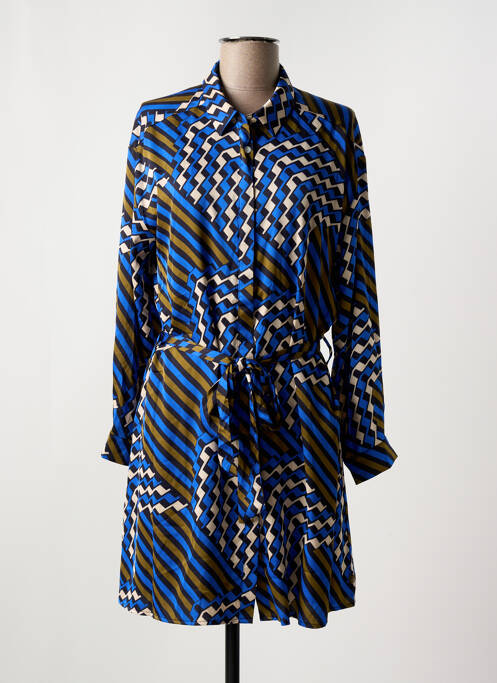 Robe courte bleu FREEMAN T.PORTER pour femme