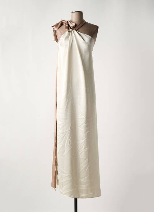Robe longue beige IMPERIAL pour femme
