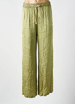 Pantalon large poches taille normale vert PLEASE femme