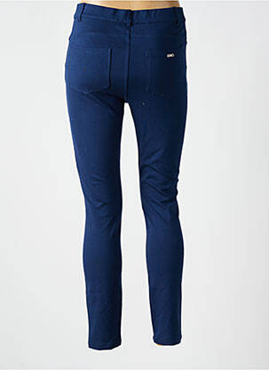 Pantalon slim taille haute taille haute bleu LIU JO femme