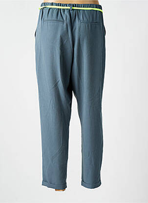 Pantalon chino poches taille haute vert PLEASE femme