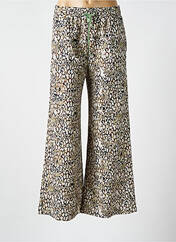 Pantalon large beige PLEASE pour femme seconde vue