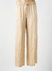 Pantalon large beige PLEASE pour femme seconde vue