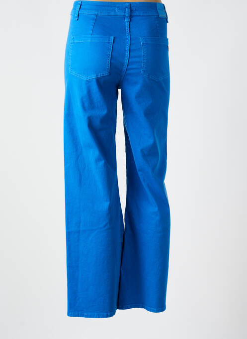 Jean coupe flare taille haute taille haute bleu PLEASE femme