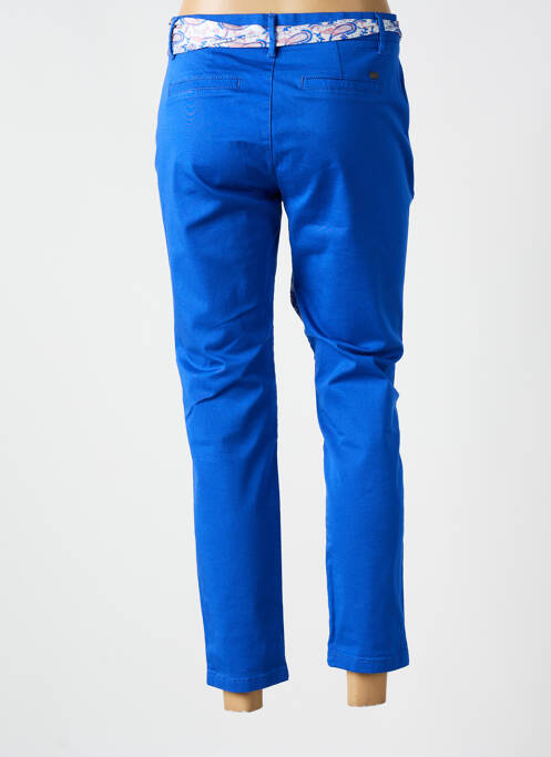 Pantalon chino bleu FREEMAN T.PORTER pour femme