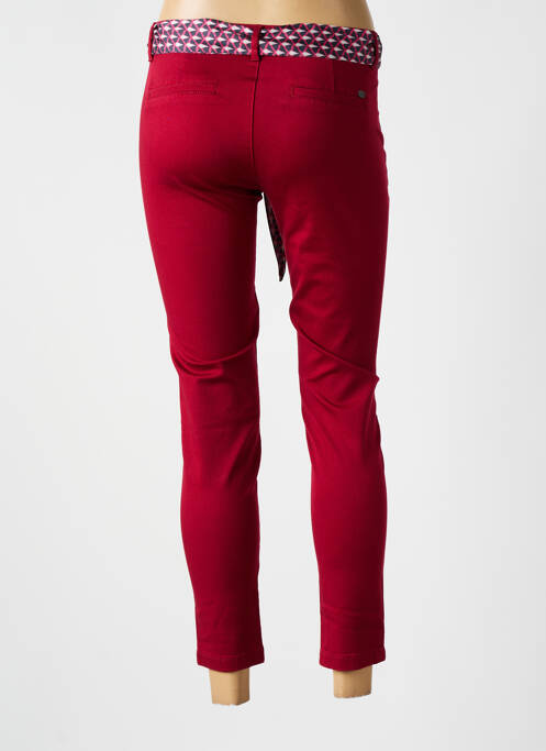 Pantalon chino rouge FREEMAN T.PORTER pour femme