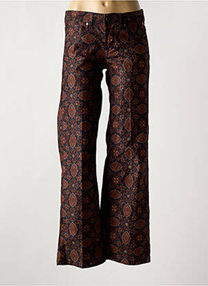 Pantalon flare stretch taille normale marron FREEMAN T.PORTER femme