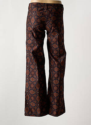 Pantalon flare stretch taille normale marron FREEMAN T.PORTER femme