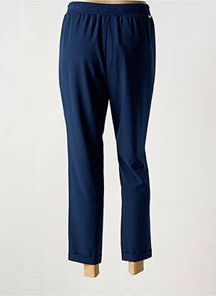 Pantalon droit tissage crêpe taille normale bleu LIU JO femme