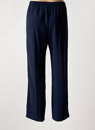 Pantalon droit tissage crêpe taille normale bleu IMPERIAL femme