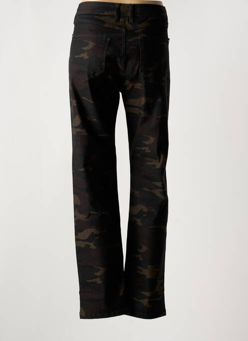 Jeans coupe droite marron FREEMAN T.PORTER pour femme