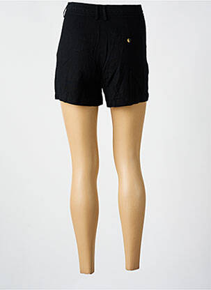 Short fermeture zippée sous rabat boutonné noir FREEMAN T.PORTER femme