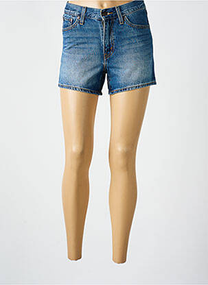 Short bleu LEVIS pour femme